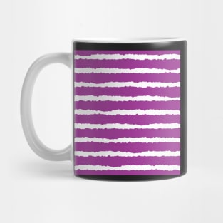 Purple Horizontal Stripe Seamless Pattern Mug